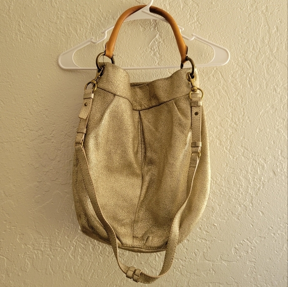 J.Crew Leather Hobo Bag - Picture 1 of 8